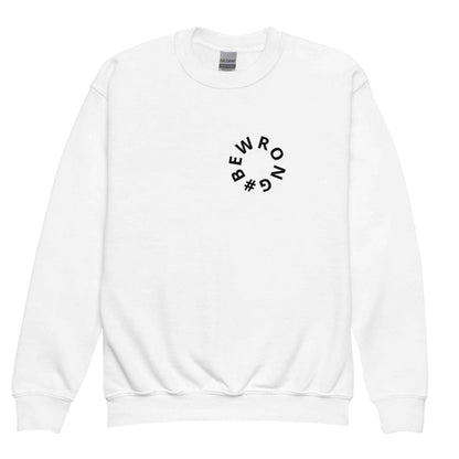 Felpa ragazzi Girocollo #BEWRONG 🔴 | Comoda e Cool per un Look Fail Streetwear